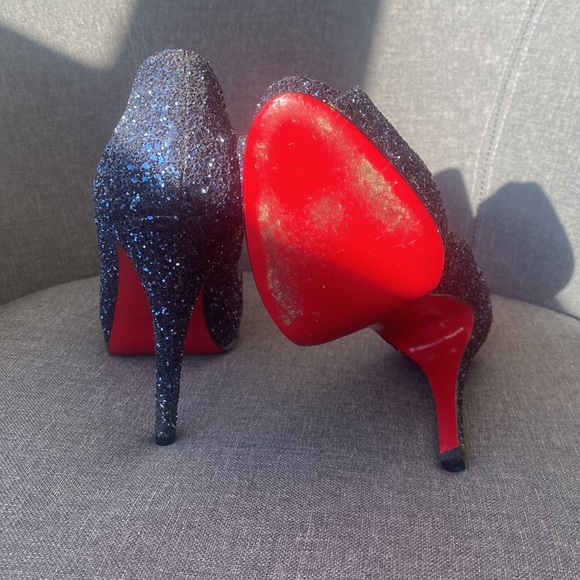 Christian Louboutin peep toe platforms - Picture 2 of 4